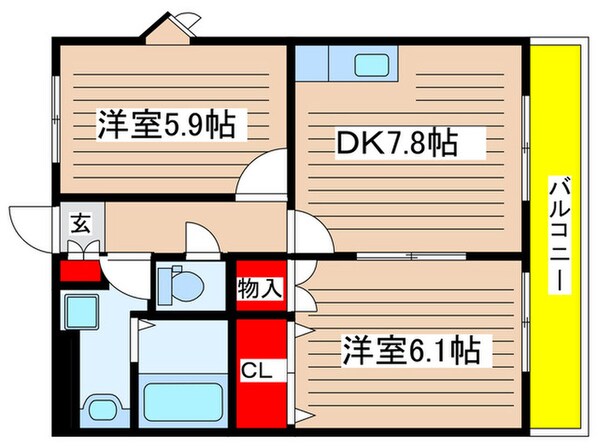 フローリストＴｓｕｚｕｋｉの物件間取画像